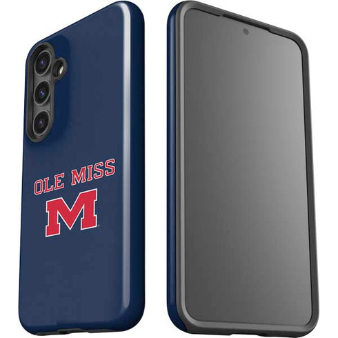 University of Mississippi Ole Miss Blue Galaxy S24 Plus Impact Case
